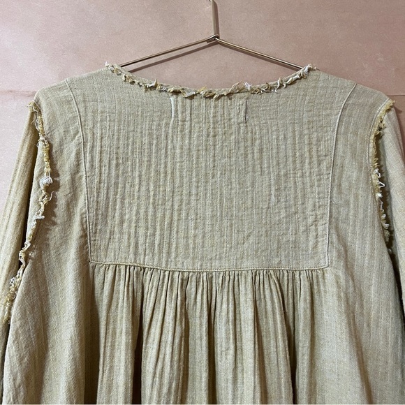 Free People | We The Free Sand Dune Henley Button Popover Tunic Top Size M - Picture 11 of 12